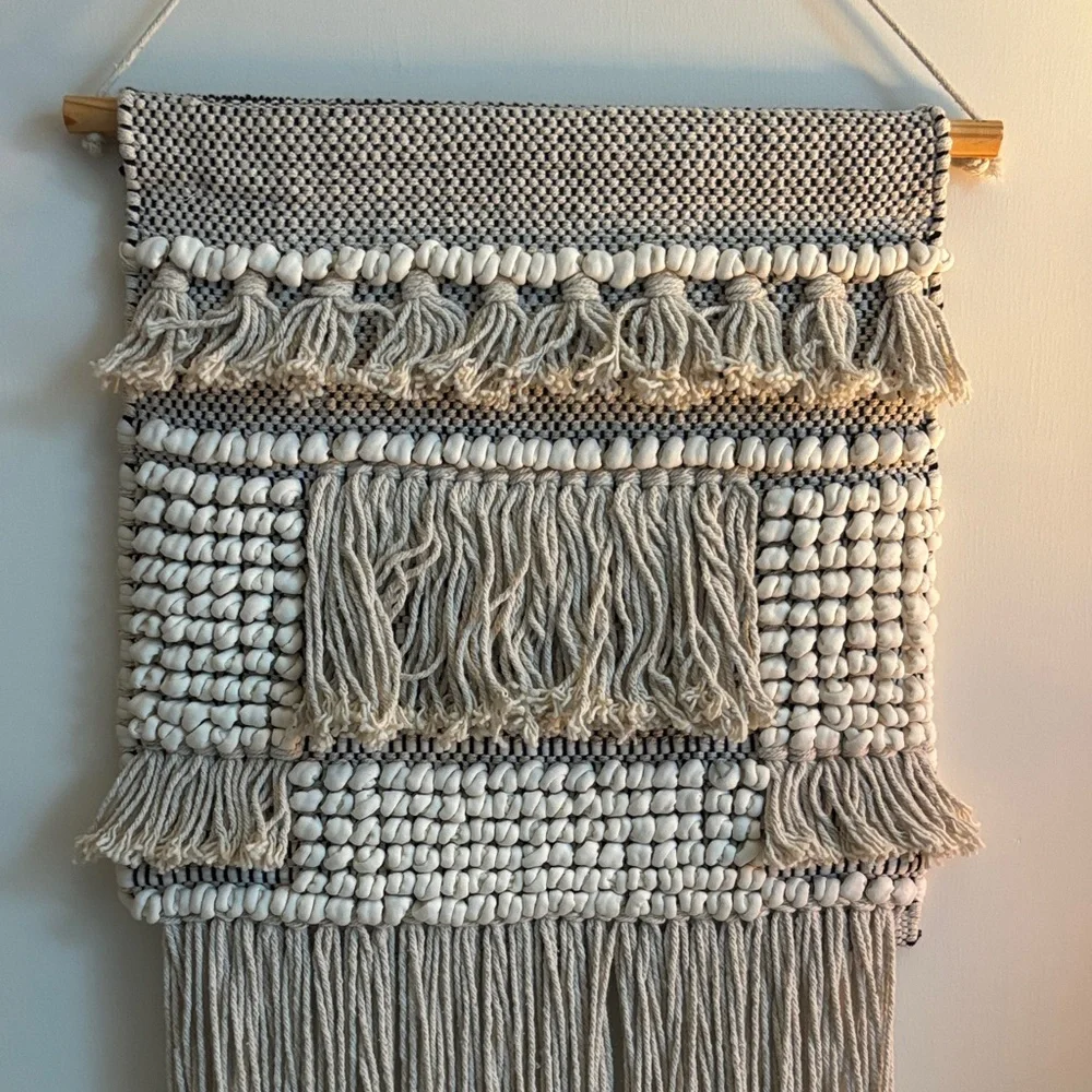 Handcrafted Macrame Wall Hanging in neutrals
